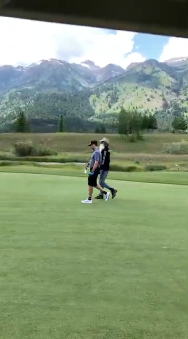 Golfing with Sadhguru in Jackson Hole