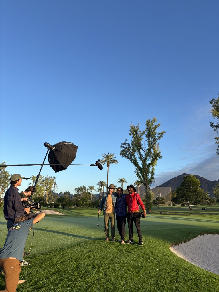 Behind the scenes of Blake photo shoot