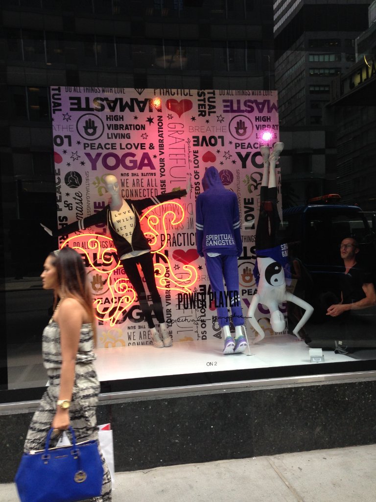 First Spiritual Gangster windows at Bloomingdale’s