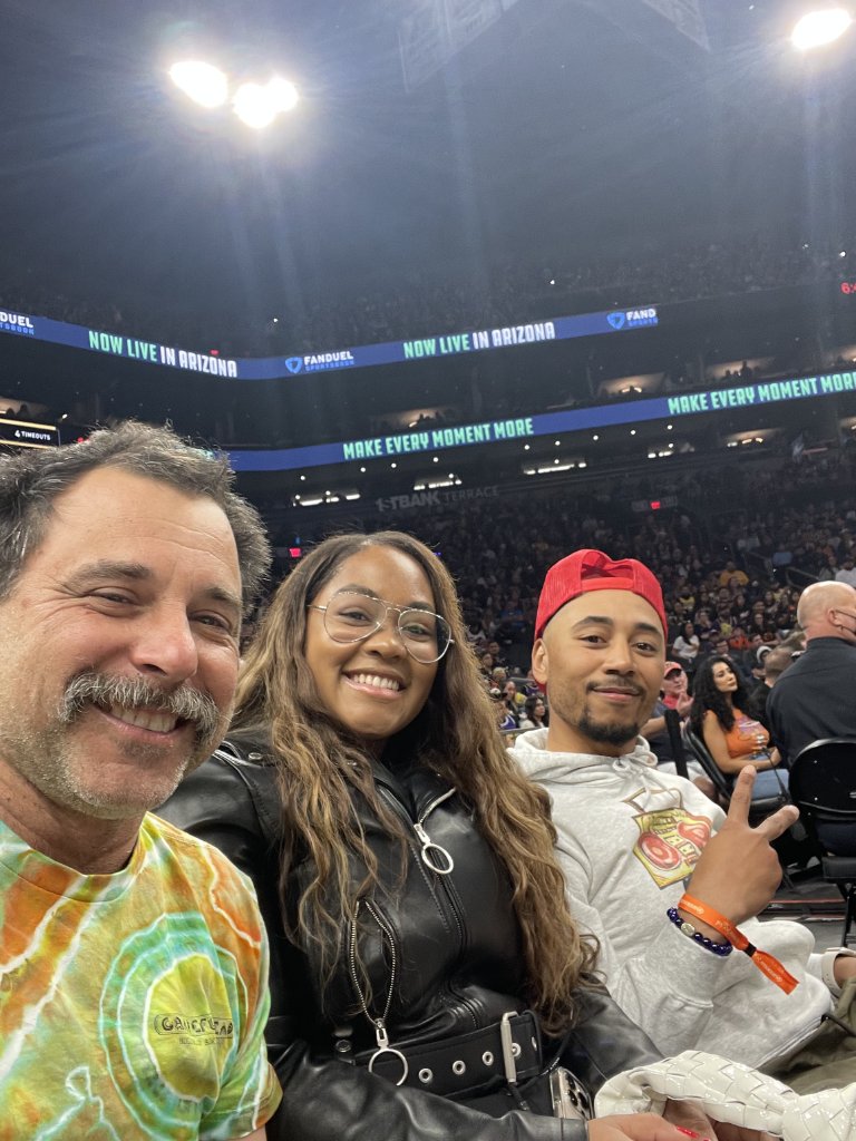 Mookie Betts and Brianna Betts