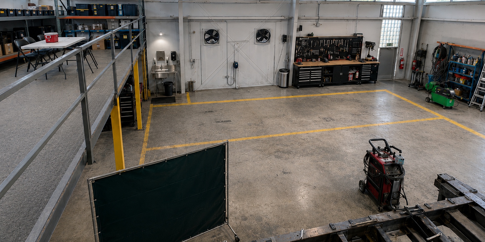Shop Layout & Workflow Upgrades for an active commercial shop renovation