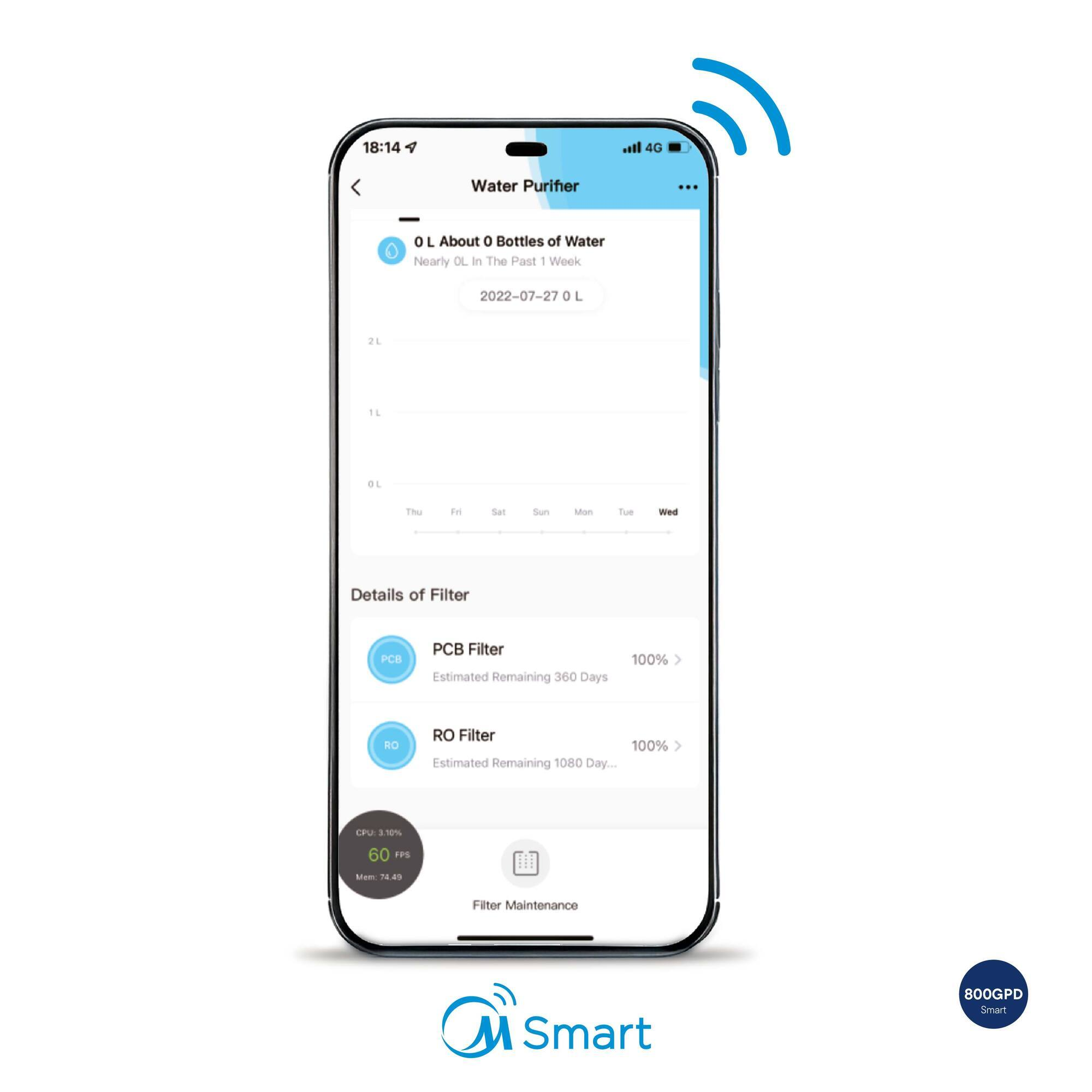 Midea Smart filtr z Wi-Fi