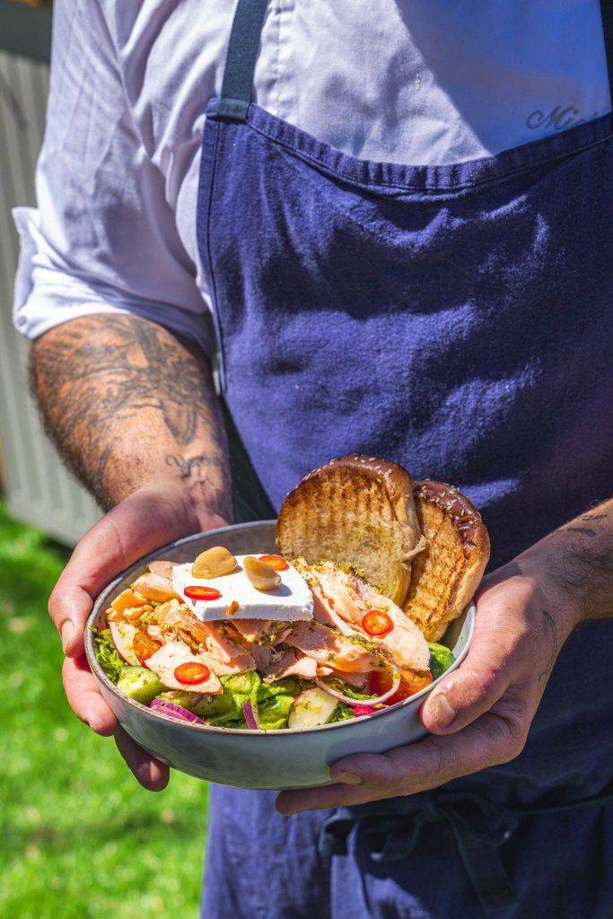 מנה קולינרית מוקפדת בלב הגולן