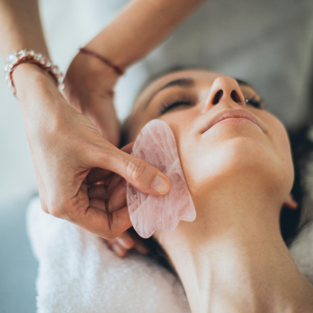 Facial massage at MYSA