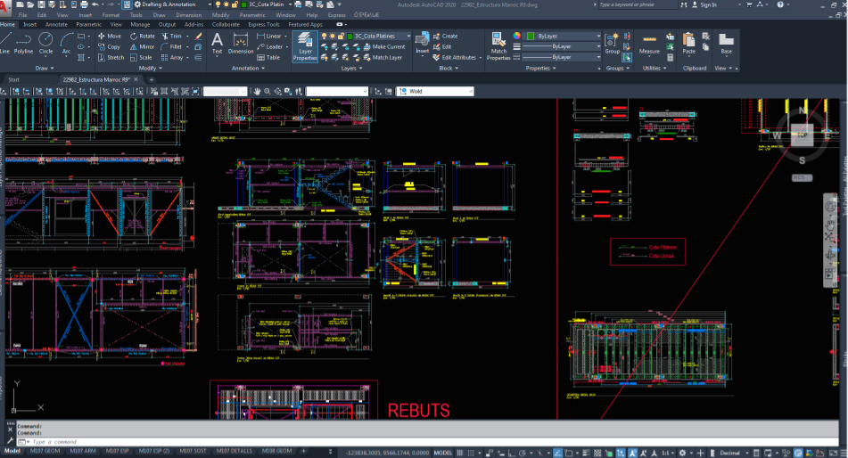 Estructura Marroc - Planos CAD