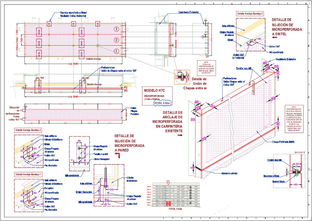 Estructura Metálica - Detalle Armadura de Rodez