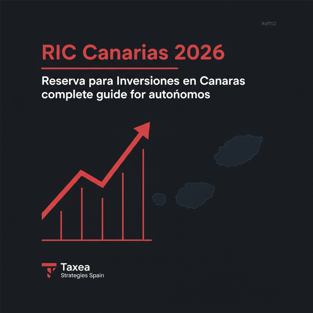 Imagen de portada: RIC Canarias 2026 para autónomos: Requisitos y materialización