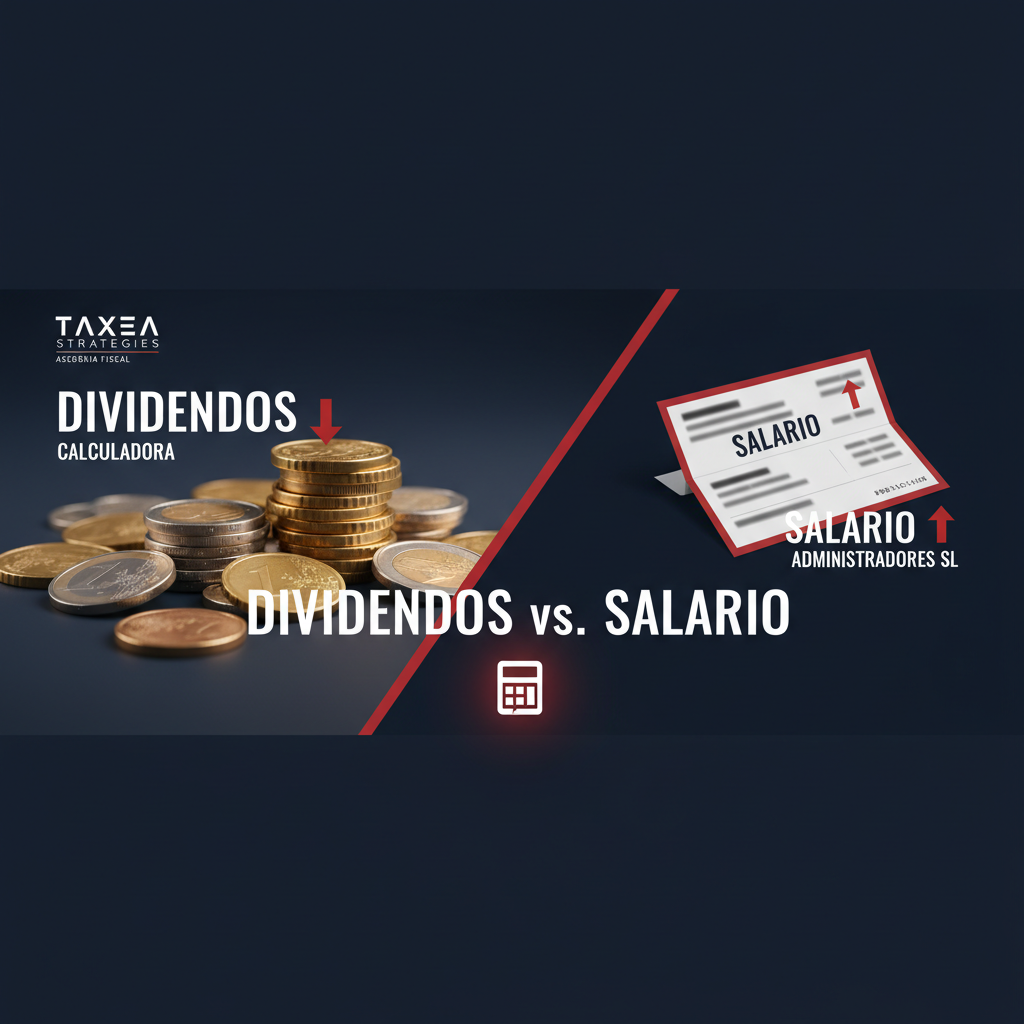 Calculadora dividendos vs sueldo: mix óptimo para el administrador de una SL