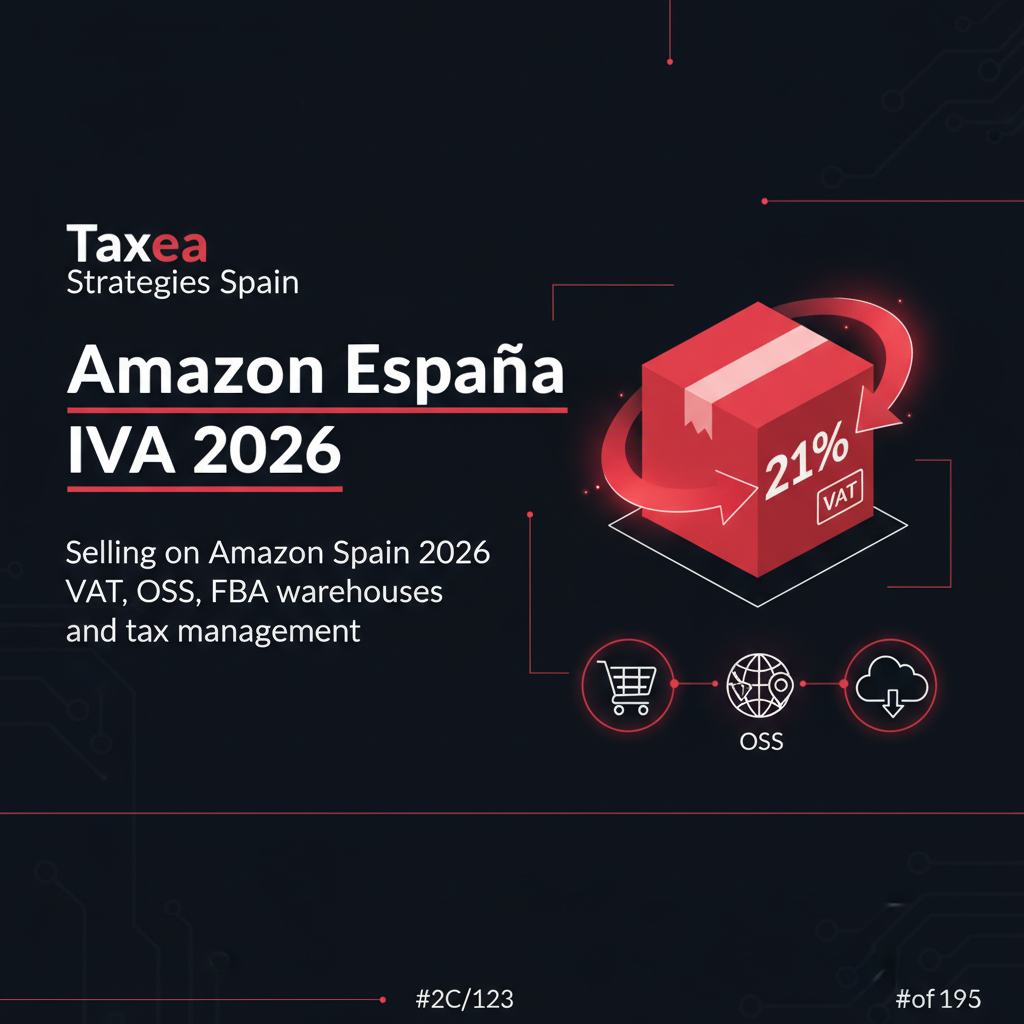 Imagen de portada: Amazon España 2026: IVA, OSS y Fiscalidad en Almacenes FBA