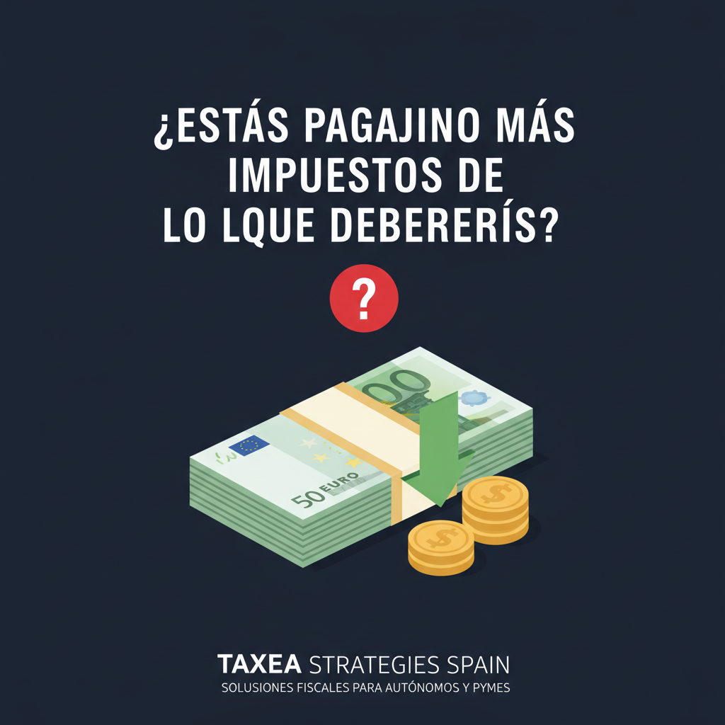 Imagen de portada: ¿Pagas más impuestos de los necesarios? Diagnóstico fiscal 2026