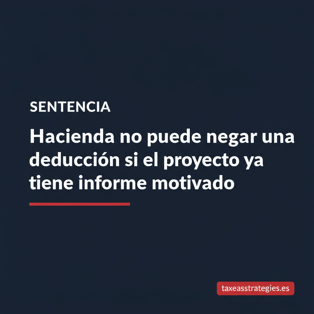 Imagen de portada: El Informe Motivado de I+D+i vincula a Hacienda: SAN 1943/2026