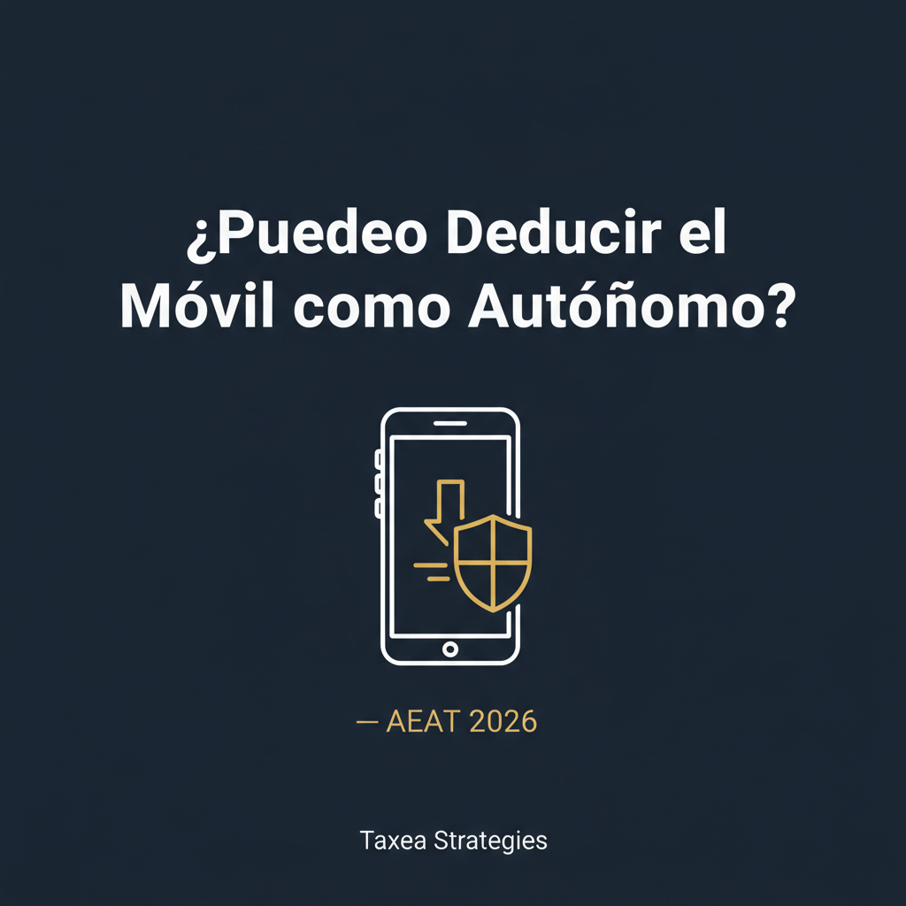 Imagen de portada: ¿Es deducible el móvil para autónomos? Claves y riesgos en 2026