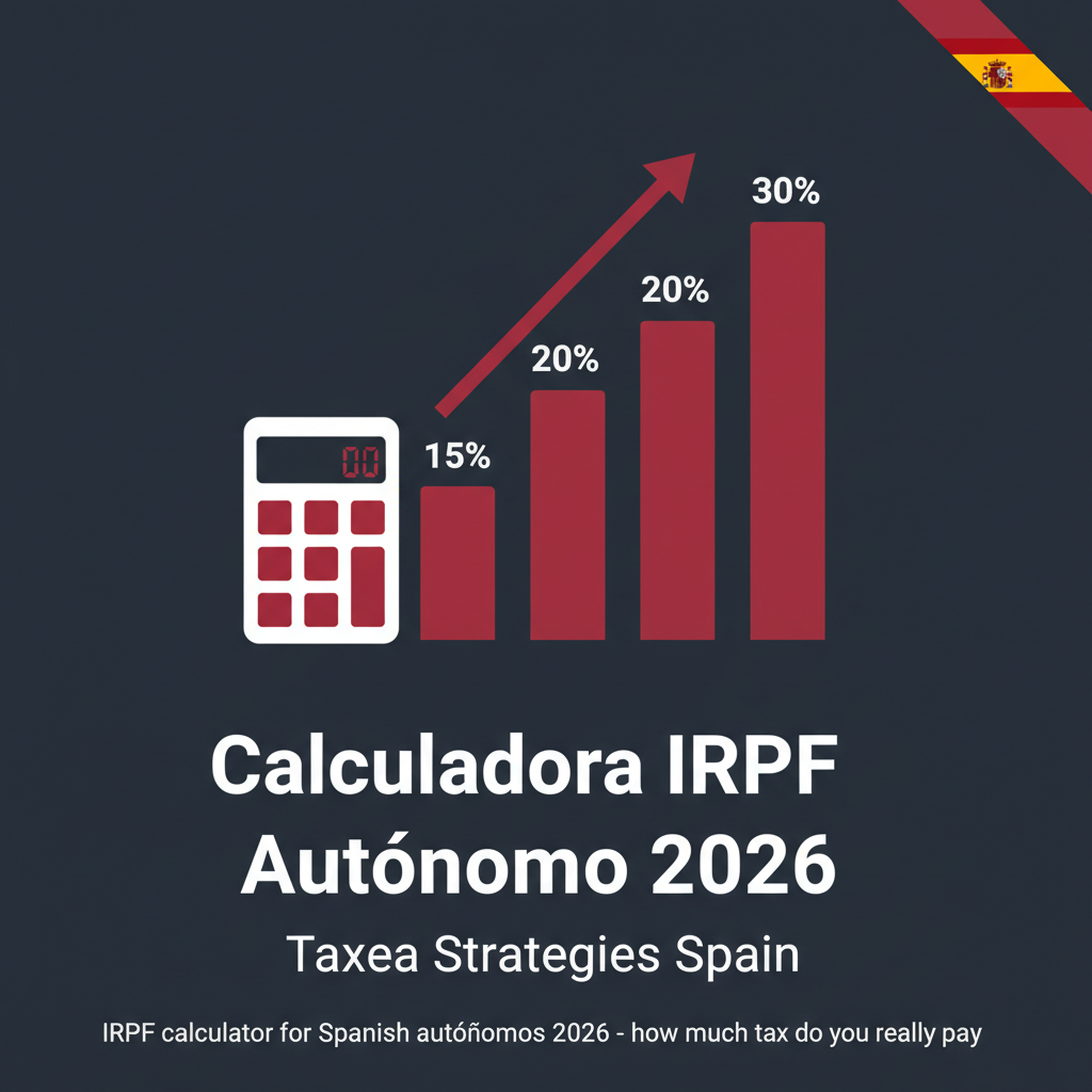 Calculadora IRPF autónomo 2026: cuánto pagas realmente por tramos