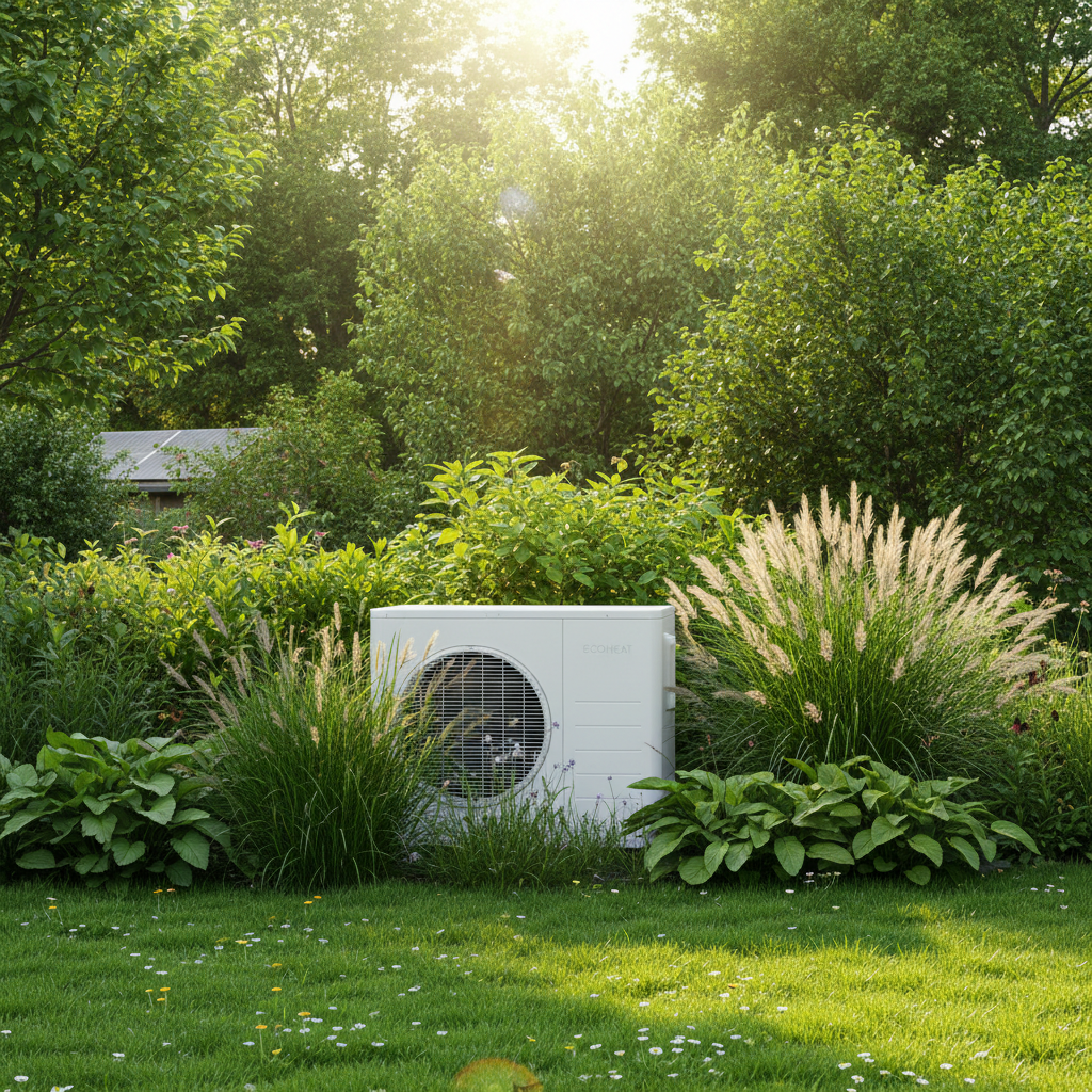 Pompe à chaleur LinkWarm dans un environnement naturel