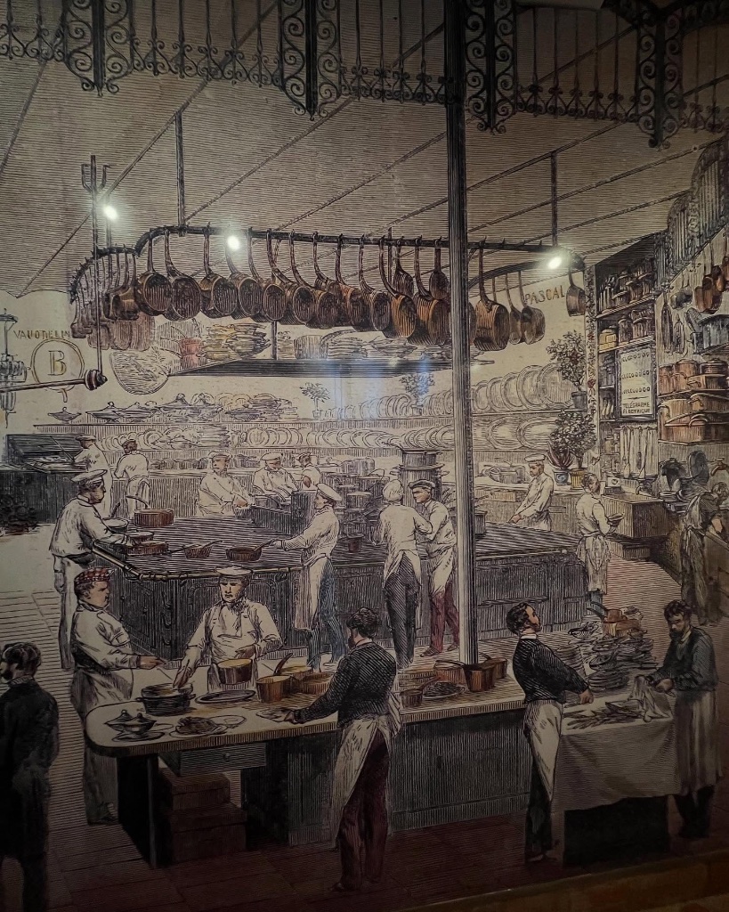 Escoffier's kitchen at the Savoy