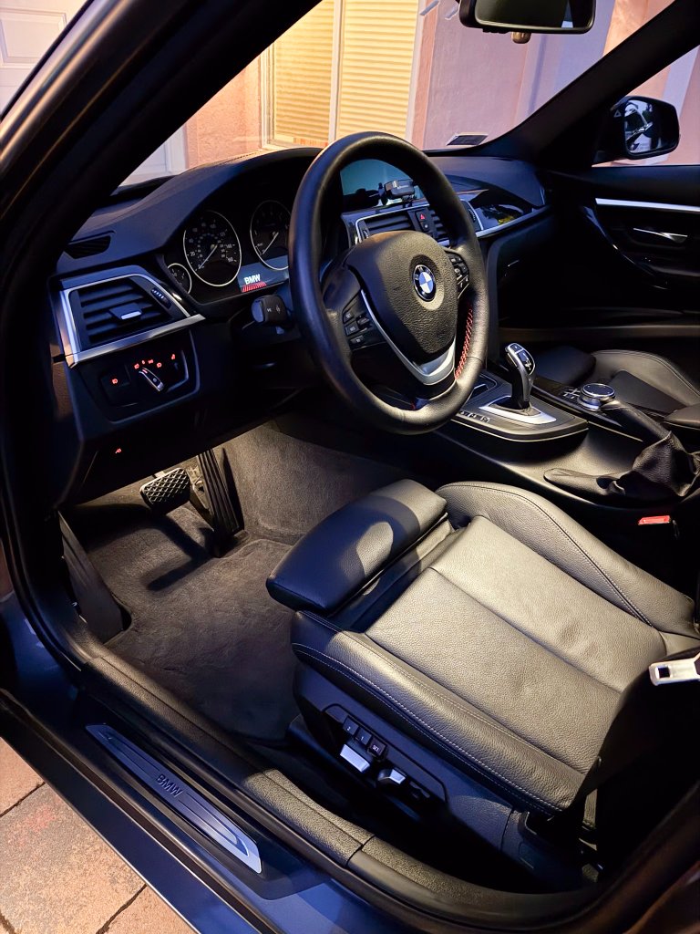 BMW interior detail