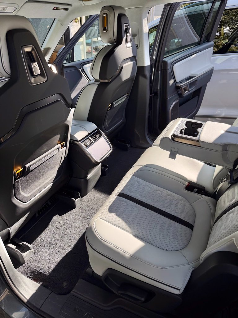 Clean rear interior seats