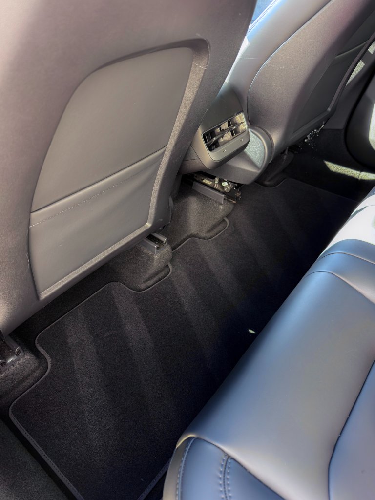 Clean rear interior