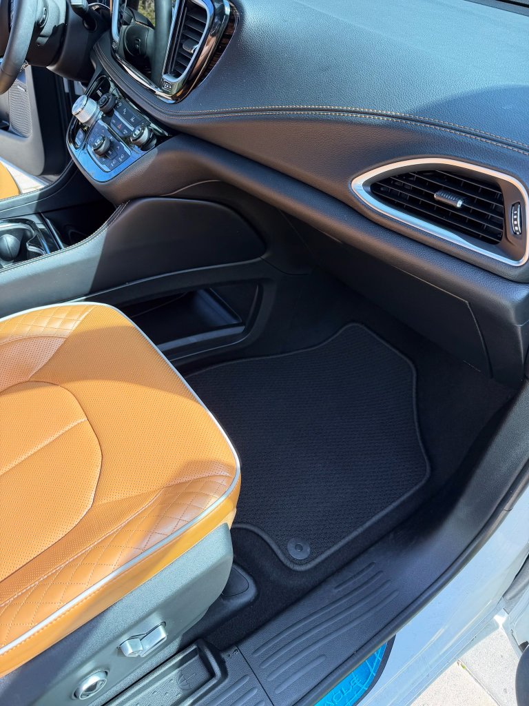 Clean floor mat and interior
