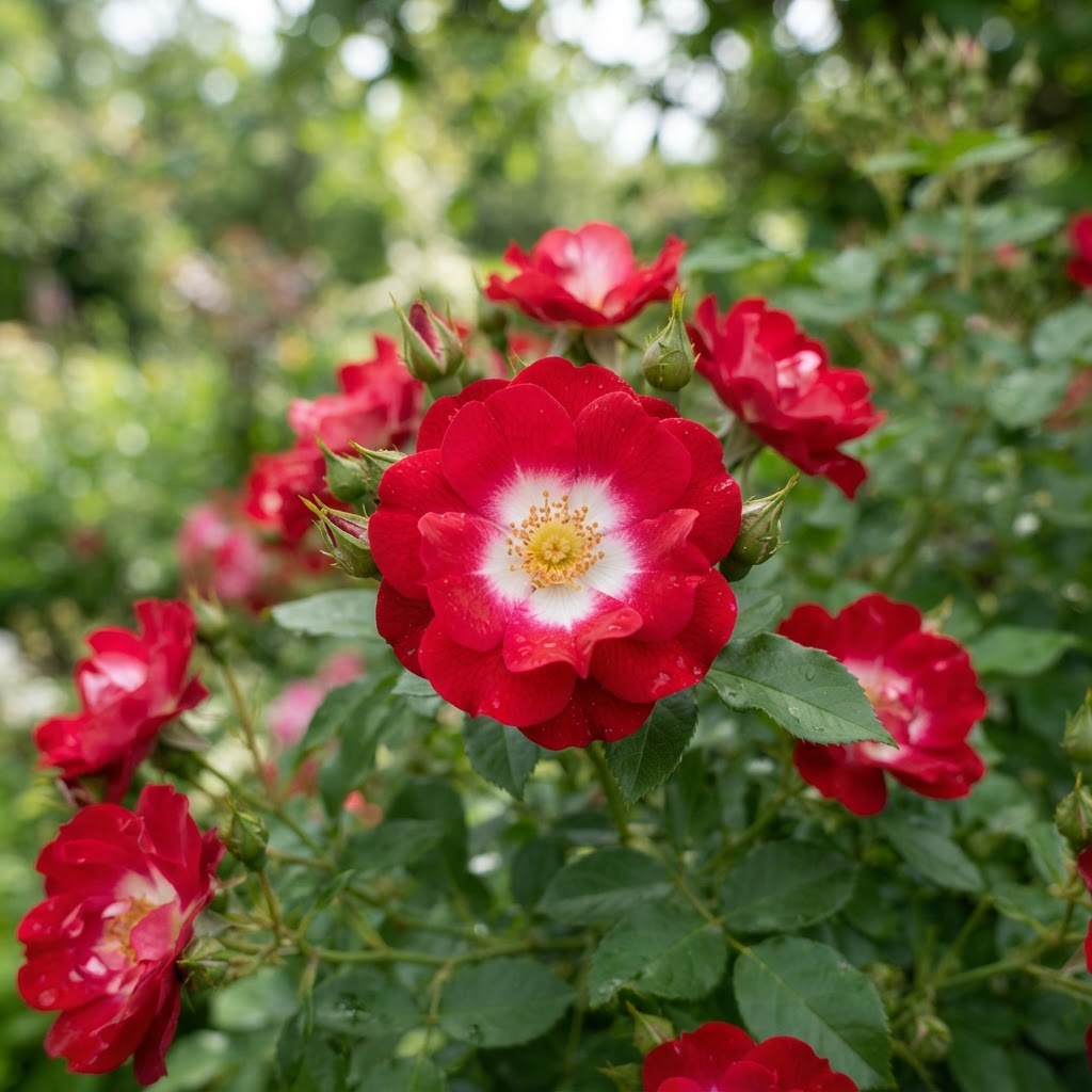 Knock Out rose bloom