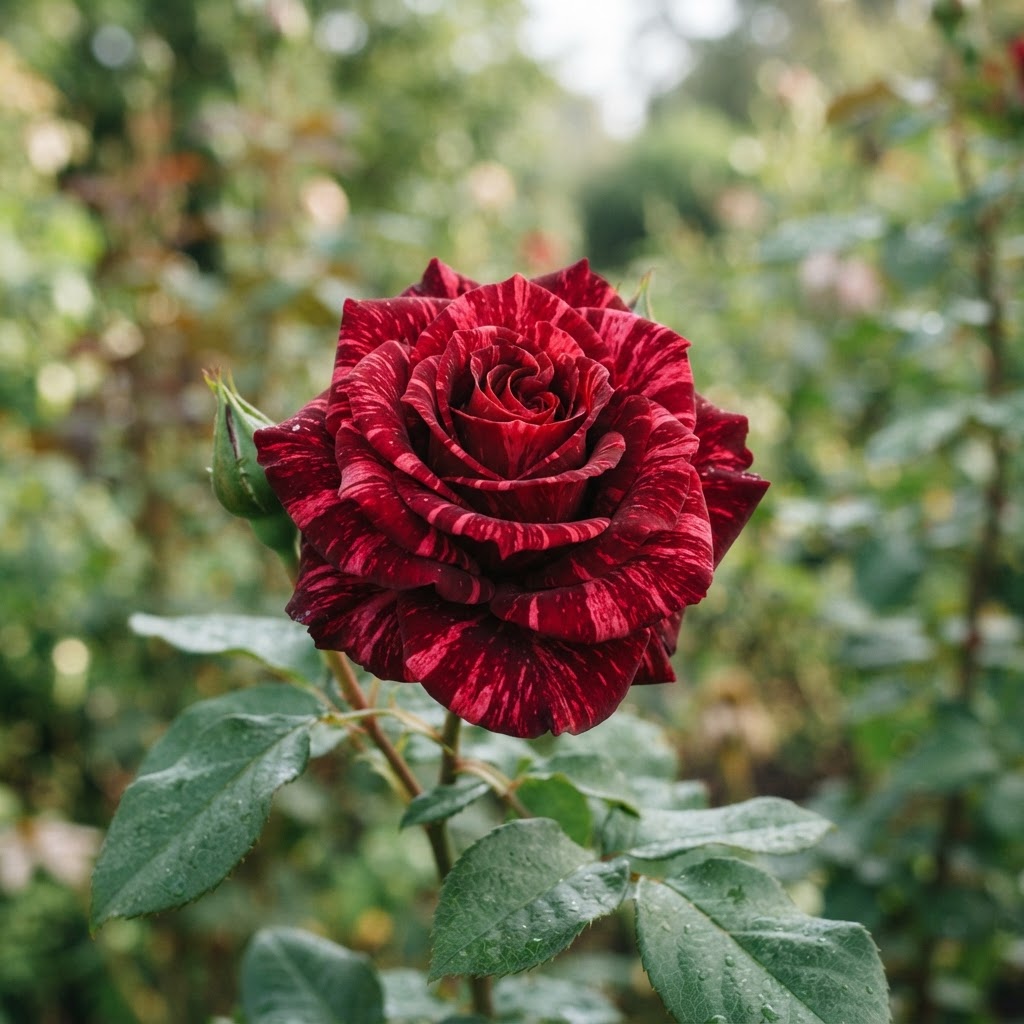 Red Intuition rose bloom