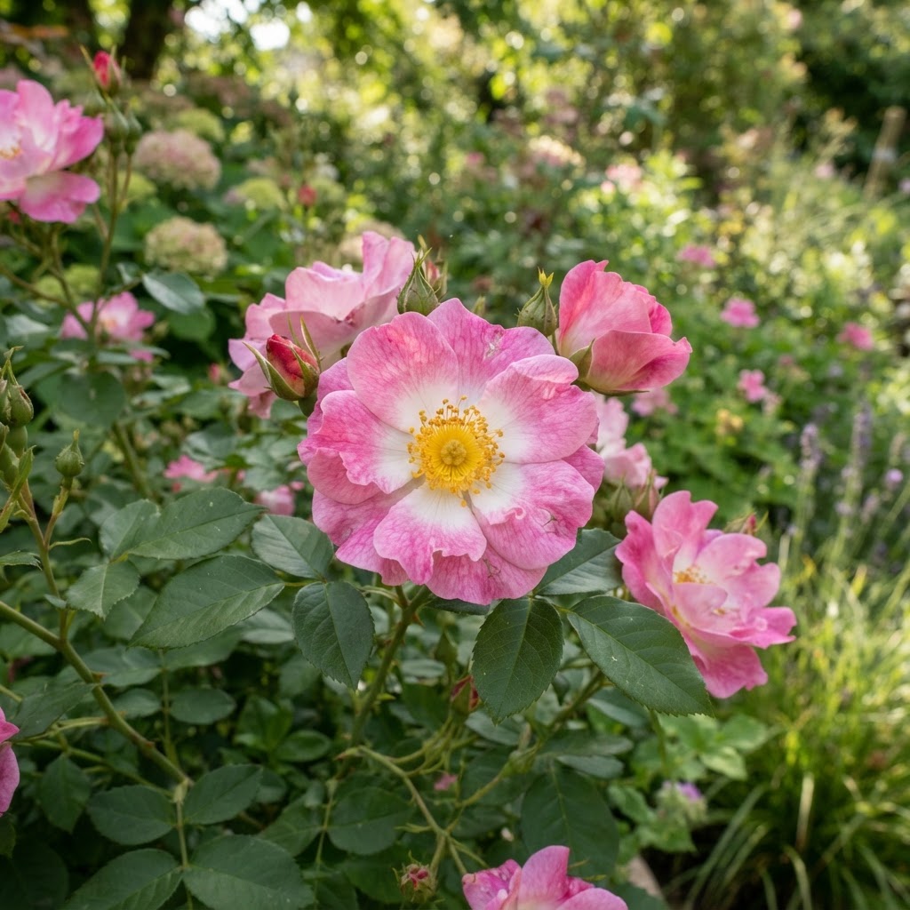 Nearly Wild rose bloom
