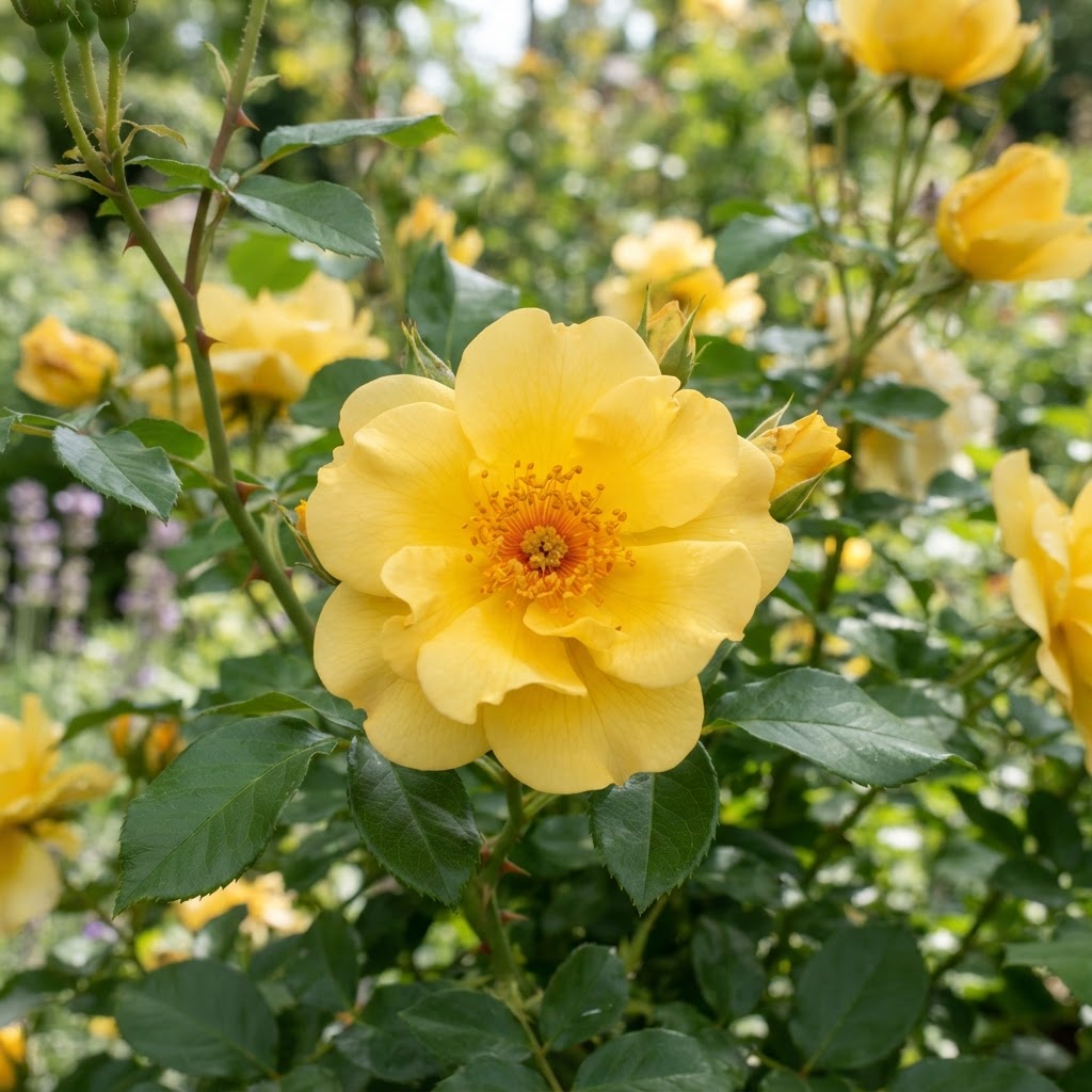Mermaid rose bloom
