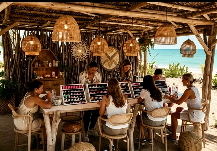 Salon d'ongles en plein air PAPAYA MOOREA