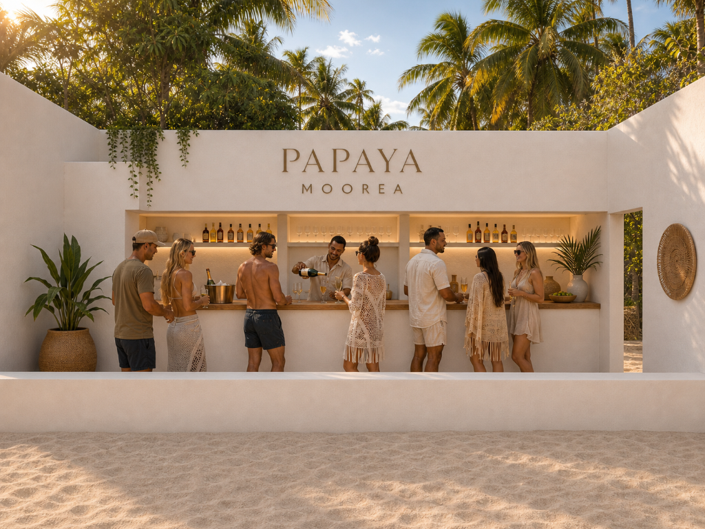 Ambiance table PAPAYA MOOREA
