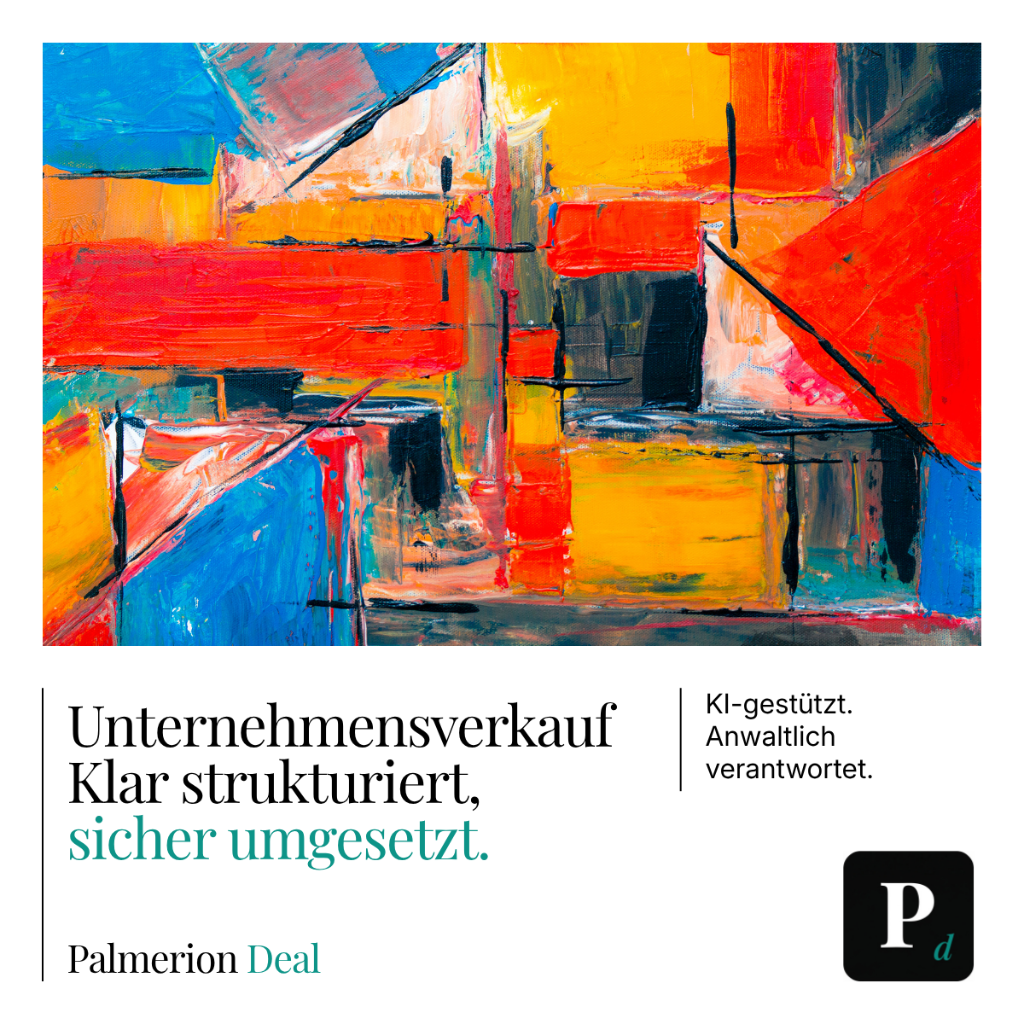 Palmerion Deal - Beratung von der ersten Idee bis zum Closing.