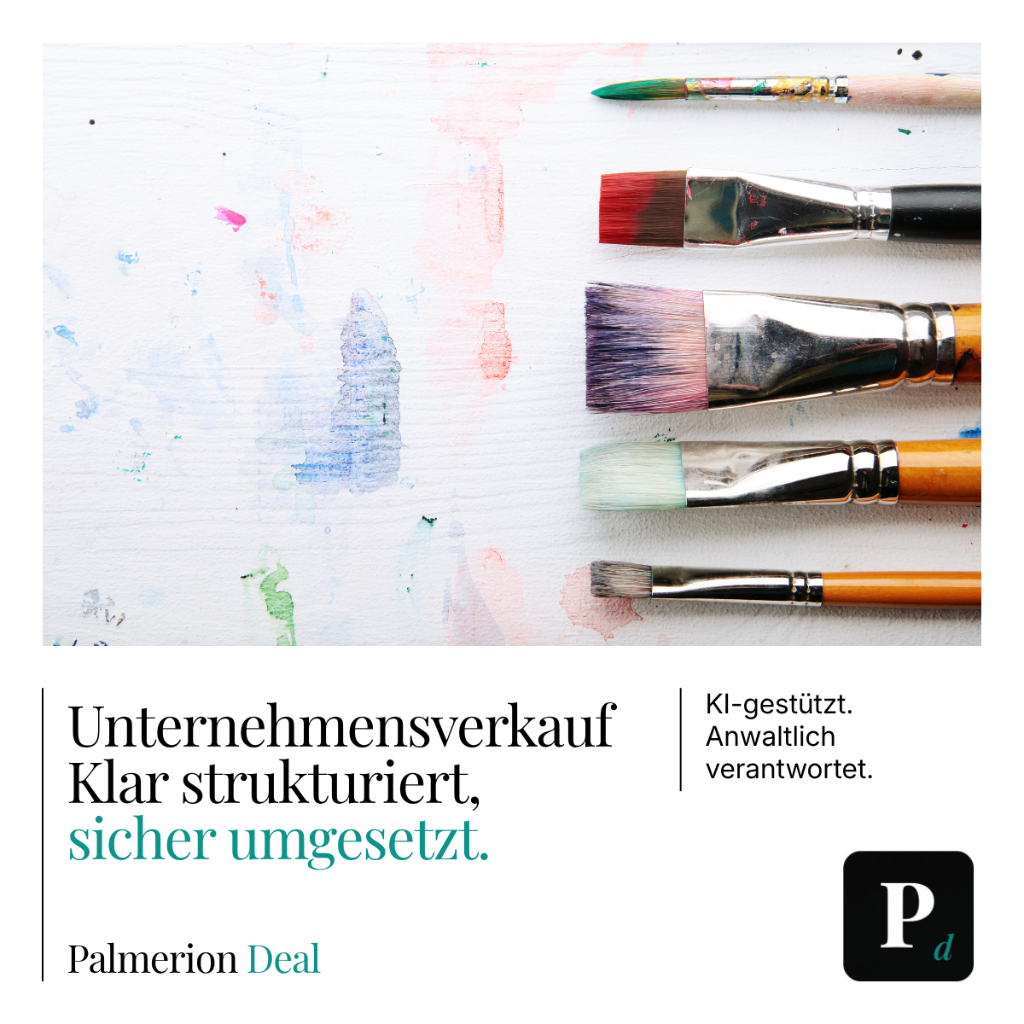 Palmerion Deal - Transaktionsstrukturen. Klar strukturiert, sicher umgesetzt. KI-gestützt. Anwaltlich verantwortet.
