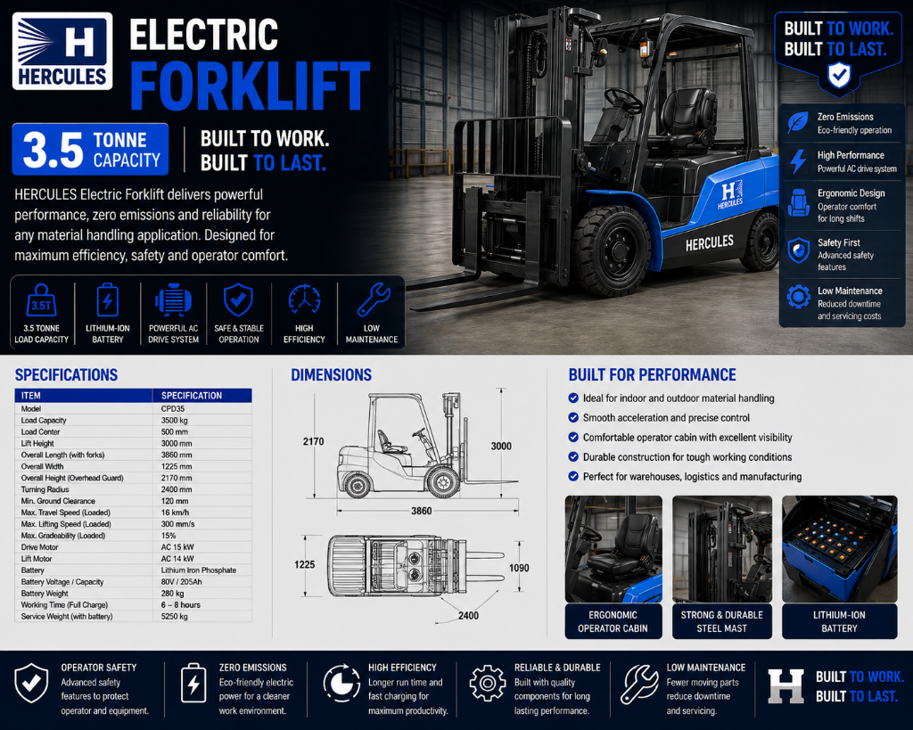 Hercules Electric Forklift