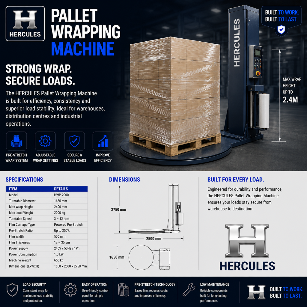 Hercules Pallet Wrapping Machine