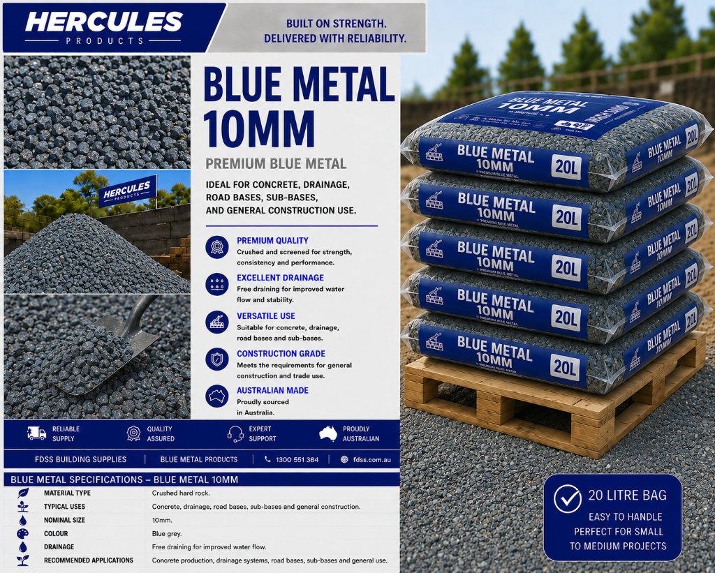Hercules Blue Metal 10mm Pallet (20kg)