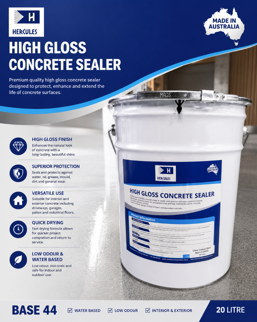 Hercules High Gloss Concrete Sealer