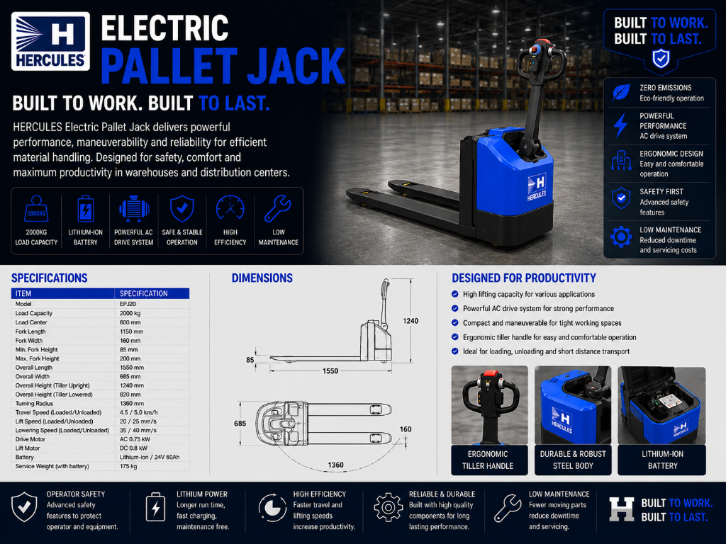 Hercules Electric Pallet Jack