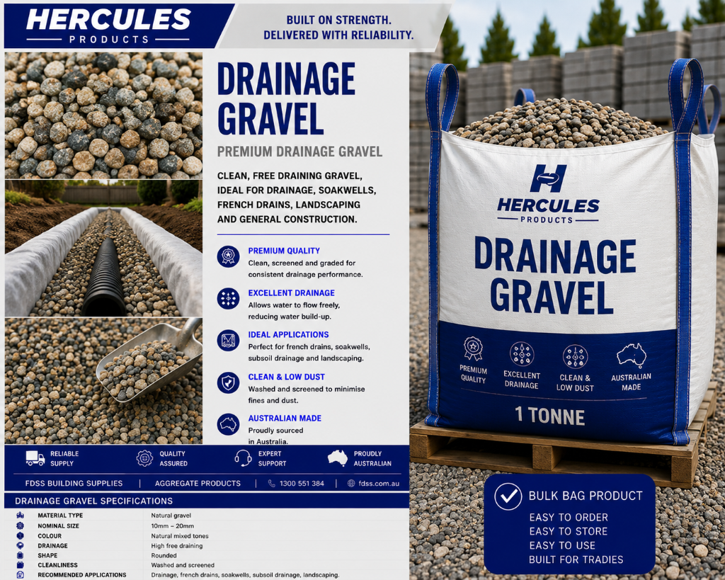 Hercules Drainage Gravel Bulk Bag