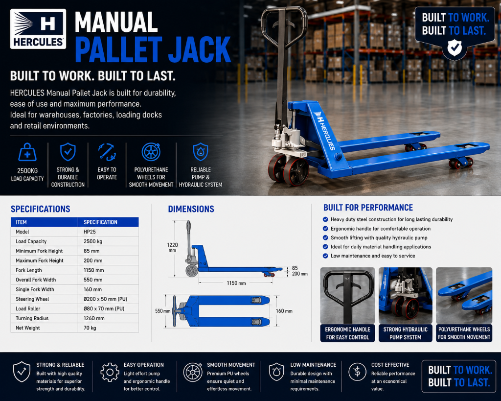 Hercules Manual Pallet Jack