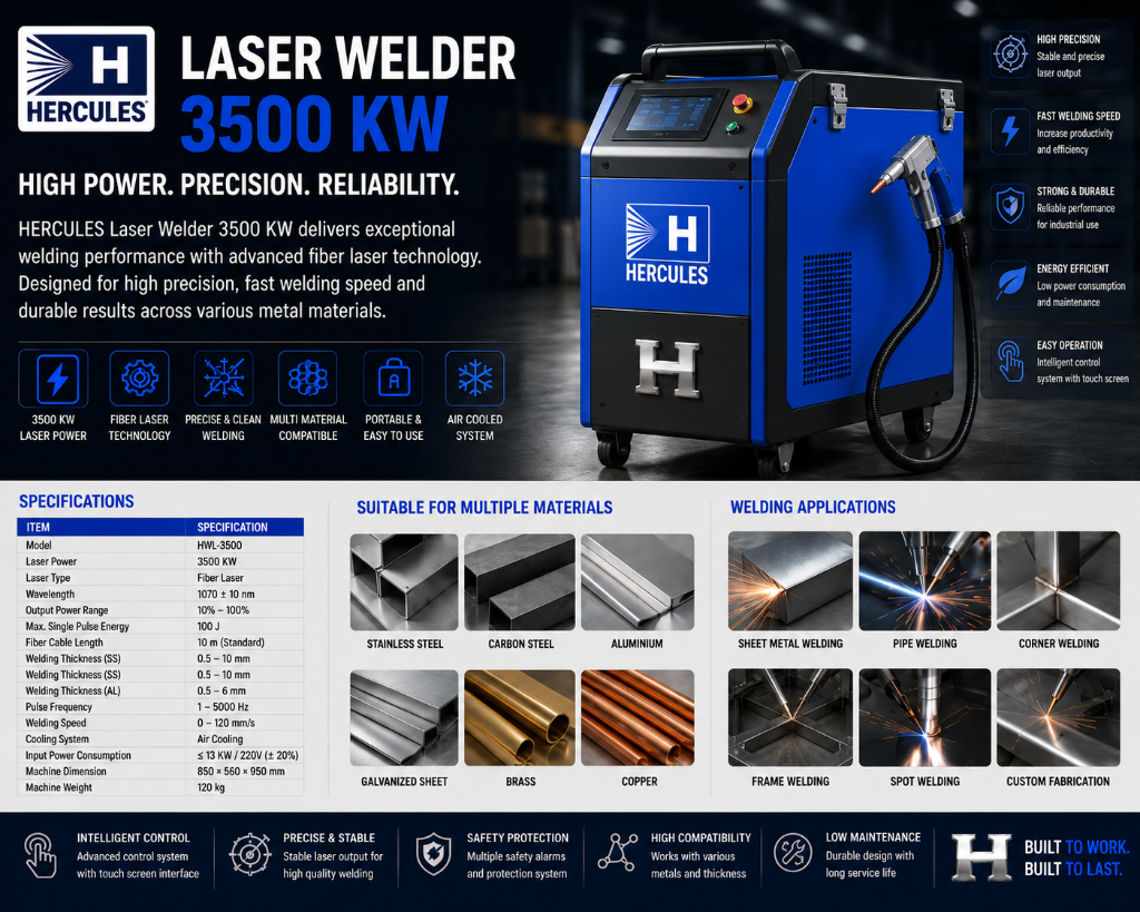 Hercules Laser Welder 3500 KW