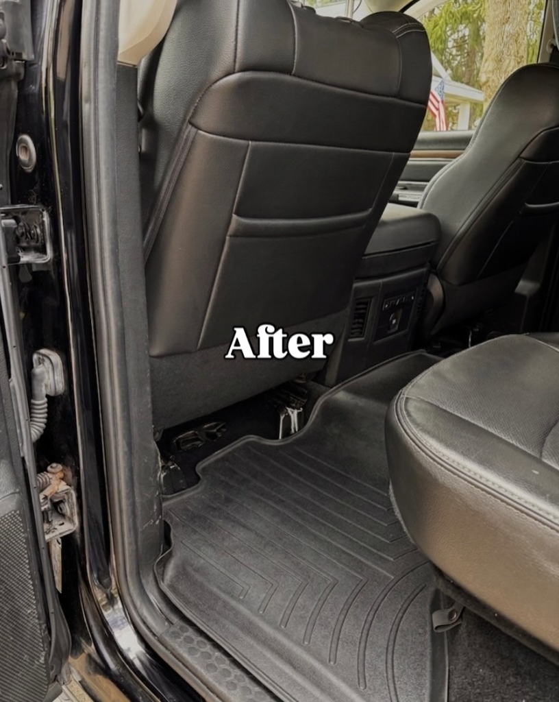 Clean Black Interior After