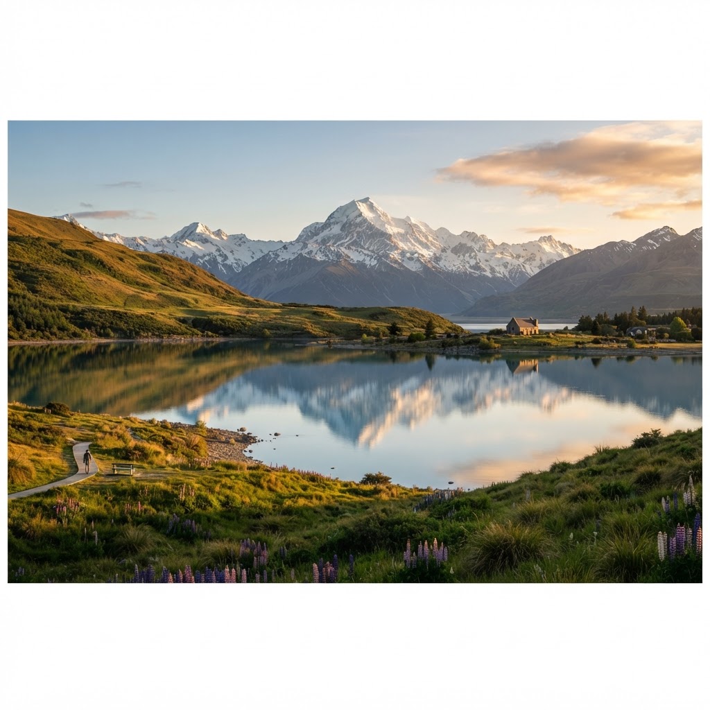 A quiet New Zealand landscape