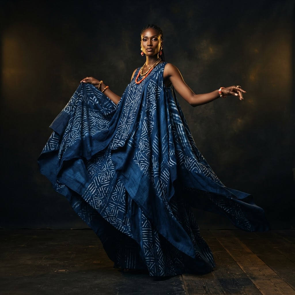 Adire couture