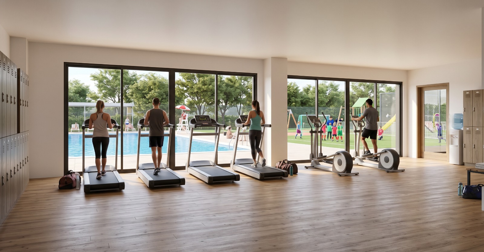 Gimnasio interior