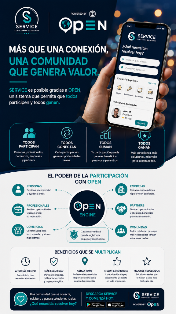 MÁS QUE UNA CONEXIÓN, UNA COMUNIDAD QUE GENERA VALOR.