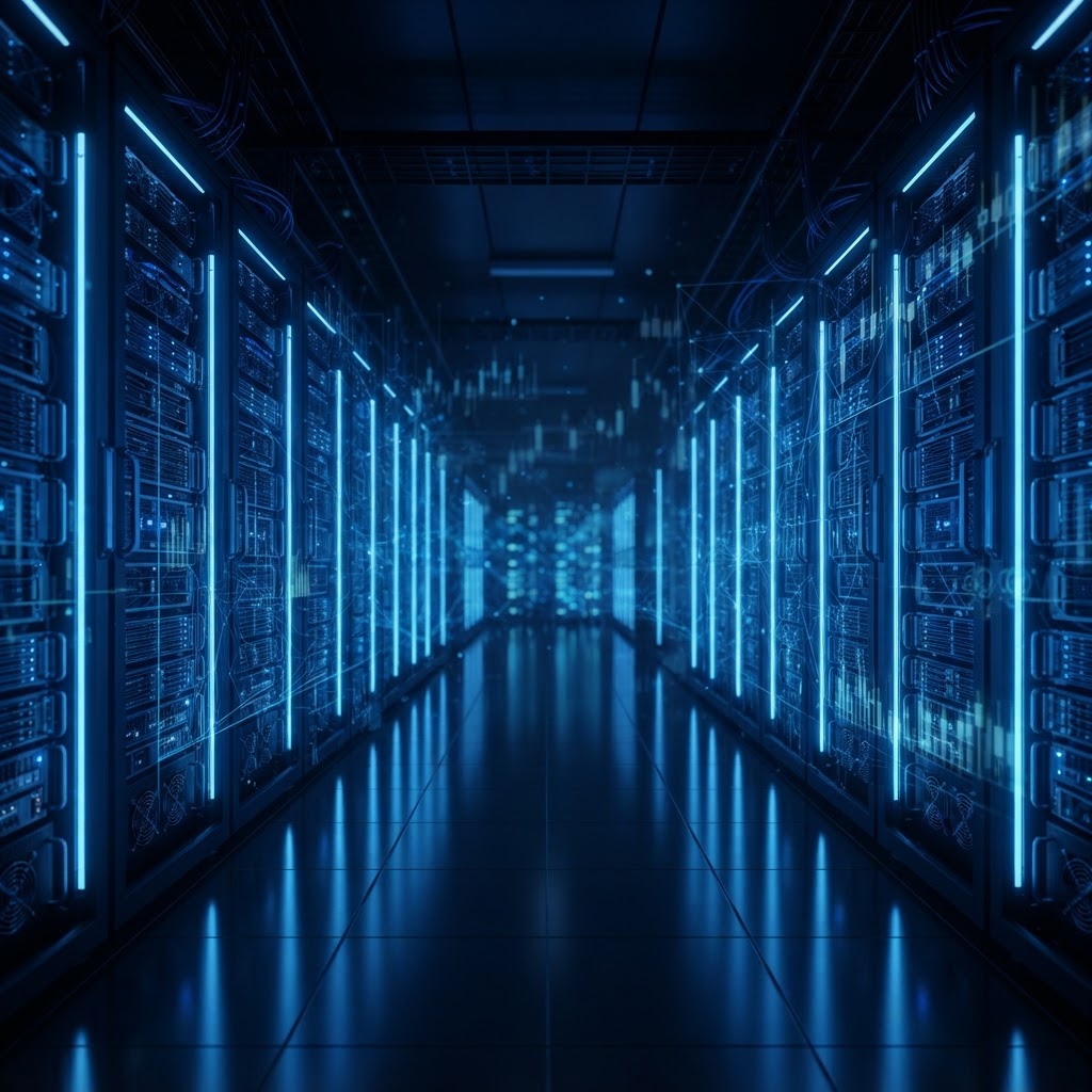Digital Corex forex trading server infrastructure in a data center