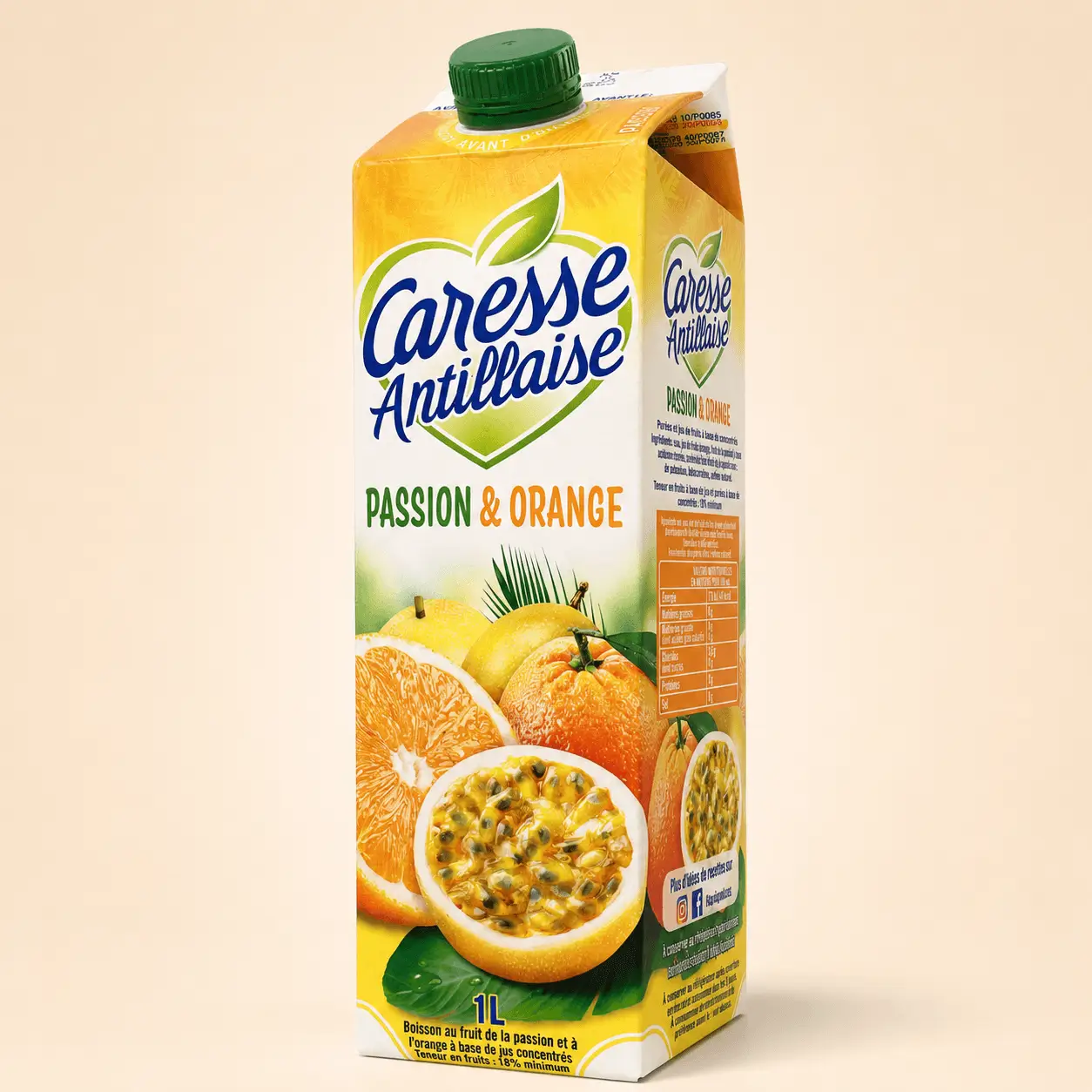 Caresse Antillaise — Boisson Passion Orange