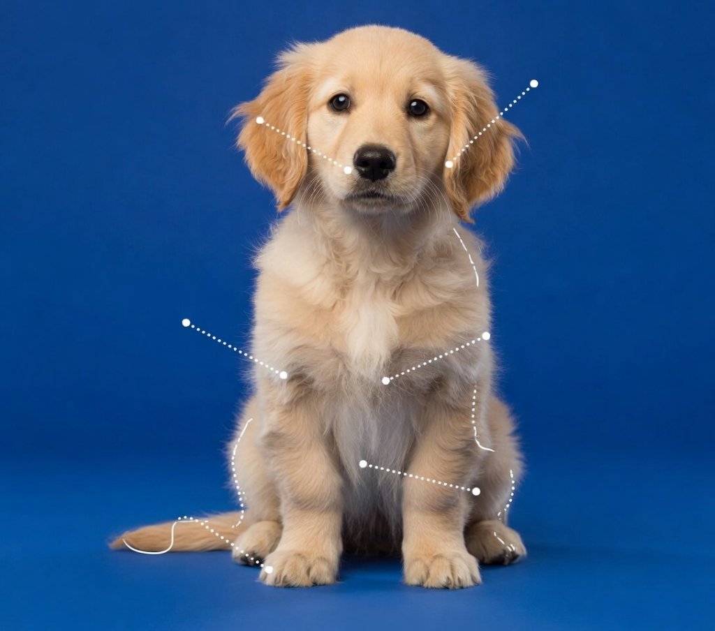 Happy puppy ready for grooming