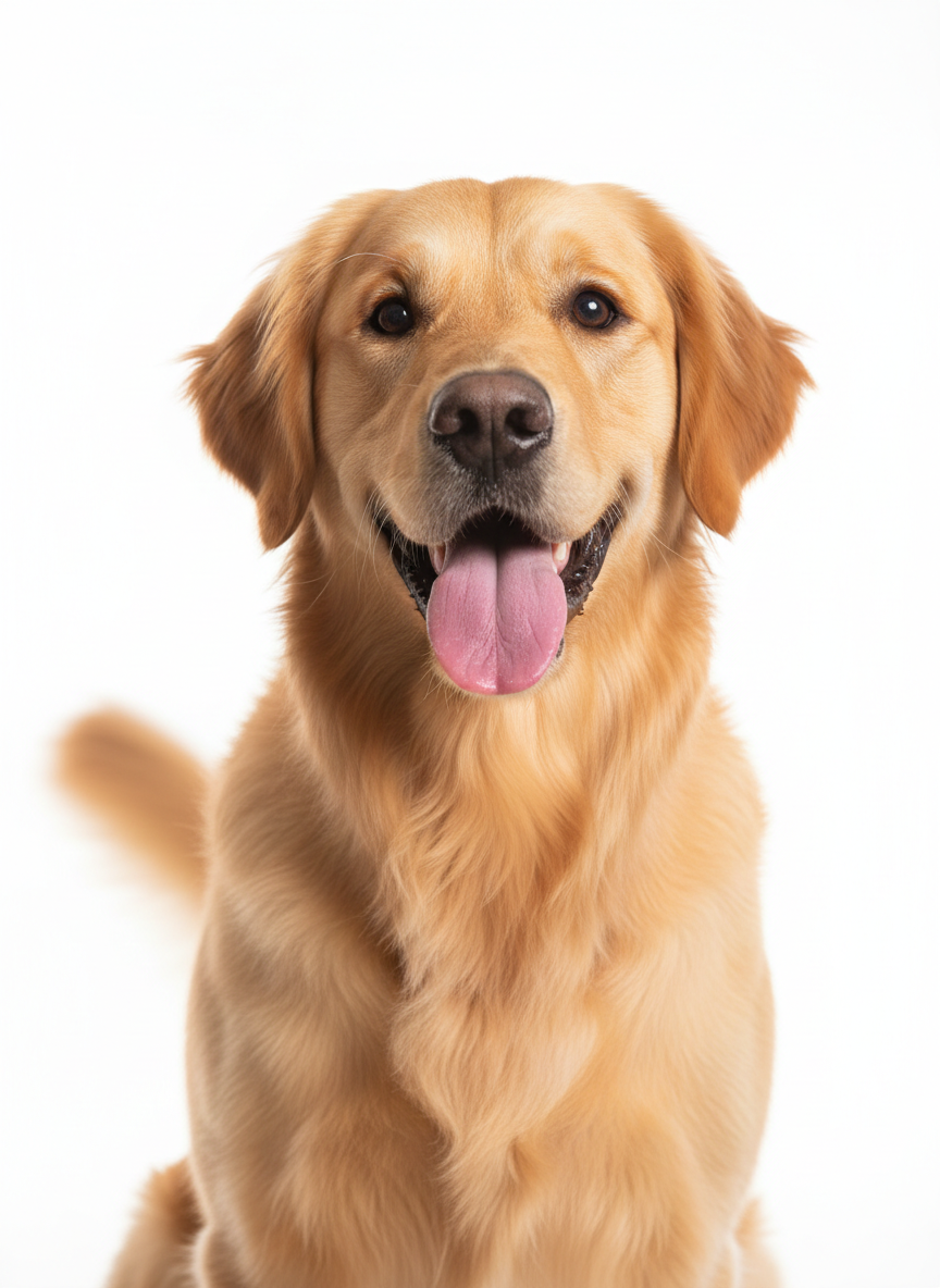 Happy groomed dog