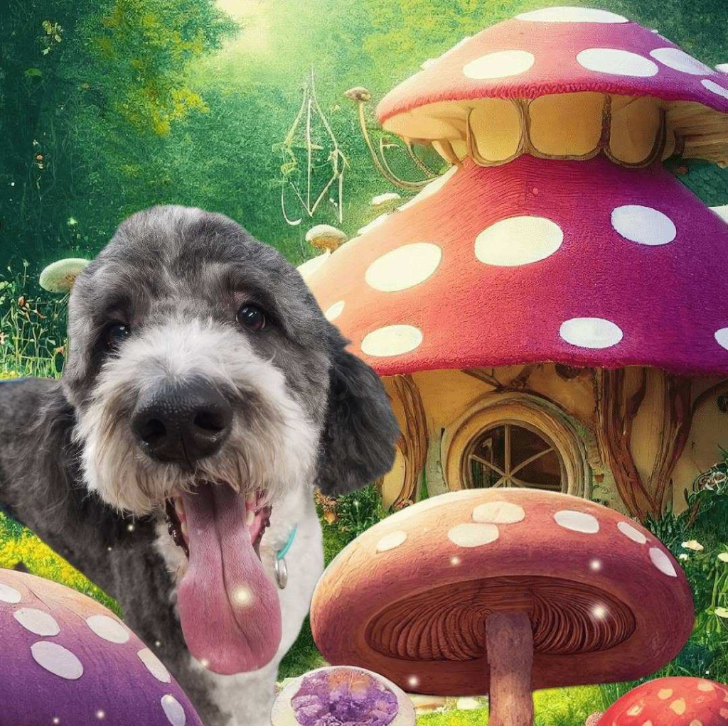 Mushroom House Pup