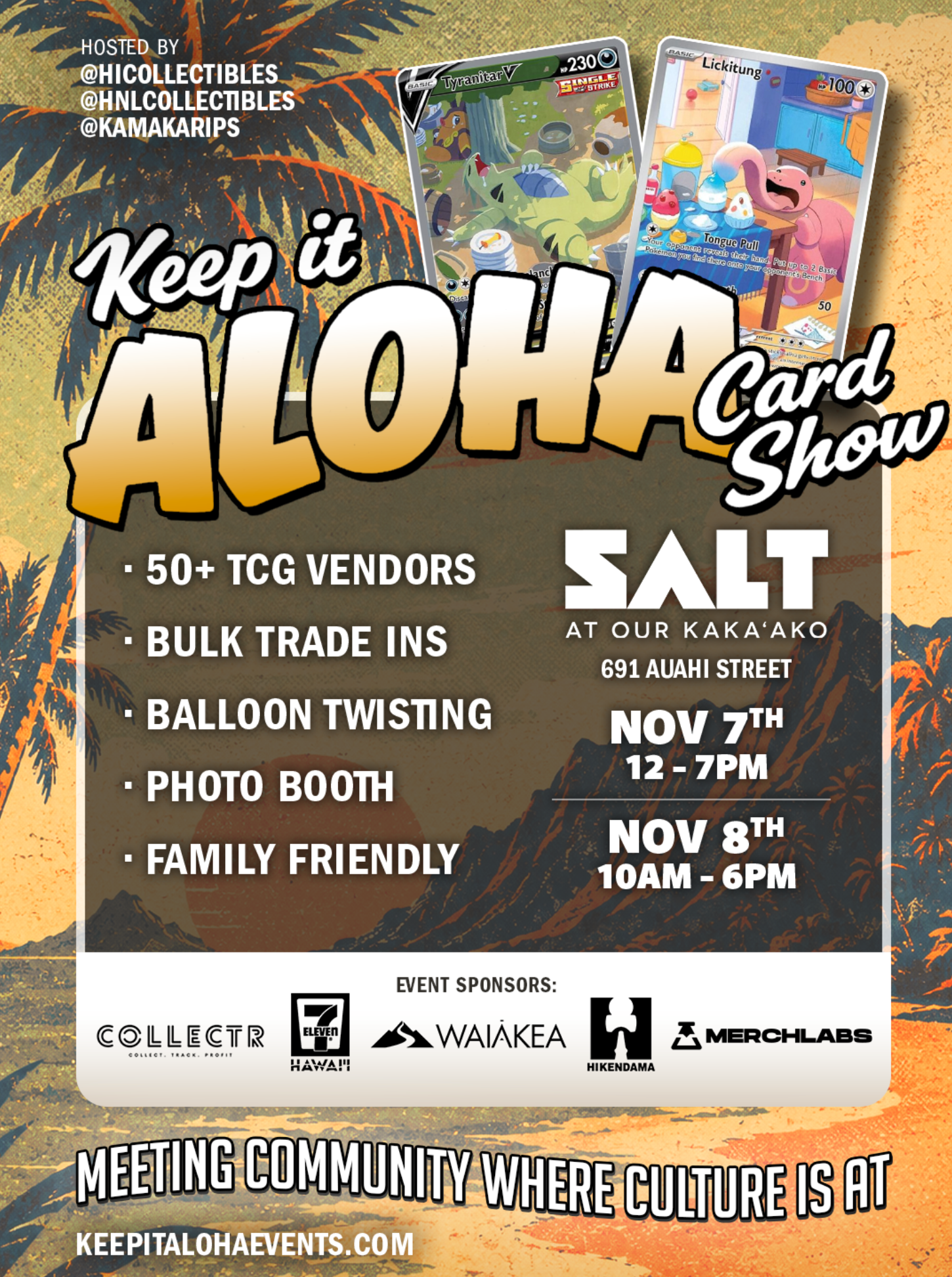 Keep It Aloha Card Show